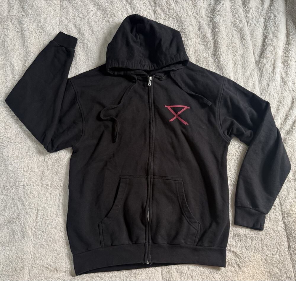 Tultex Circa Survive The Amulet Band Zip Up Hoodie Unisex Size Medium